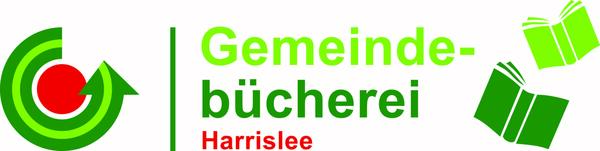 Bild vergr&ouml;&szlig;ern: Logo der Gemeinde Harrislee mit dem Text "Gemeindeb&uuml;cherei Harrislee"