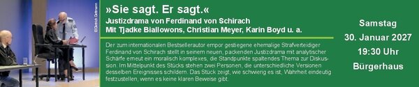 Theater im B&uuml;rgerhaus: