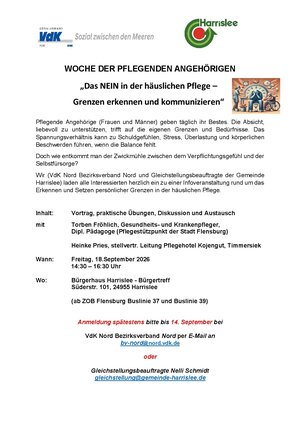 Das NEIN in der h&auml;uslichen Pflege